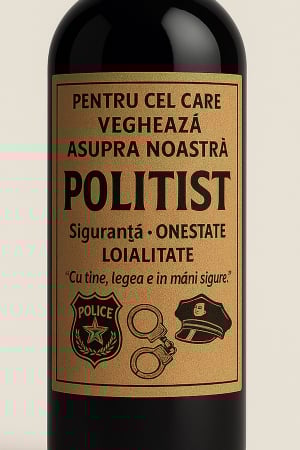 Cutie vin din lemn – cadou de lux pentru polițist [2]