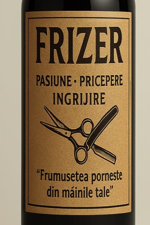 Cutie vin din lemn – cadou de lux pentru frizer [2]