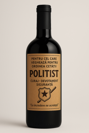 Cutie vin din lemn – cadou de lux pentru polițist [3]