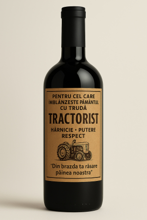 Cutie vin din lemn – cadou de lux pentru tractorist [3]