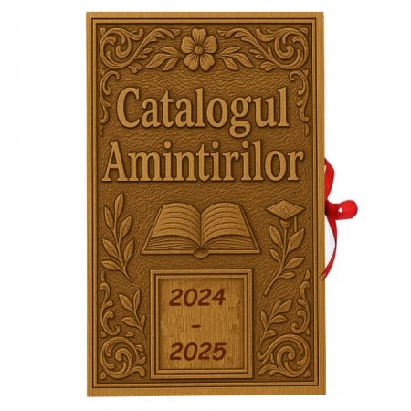 Tablou Personalizat Cadou Profesor-Carte din Lemn cu Ceas [1]