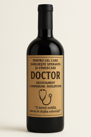 Cutie vin din lemn – cadou de lux pentru doctor [2]