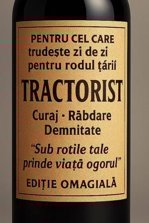 Cutie vin din lemn – cadou de lux pentru tractorist [2]