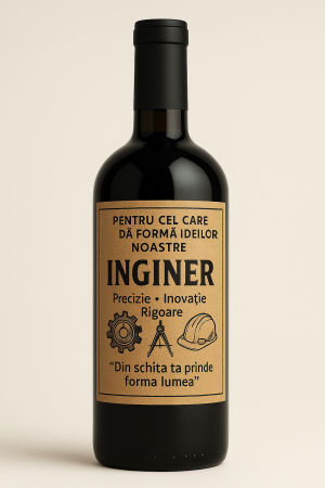 Cutie vin din lemn – cadou de lux pentru inginer [2]