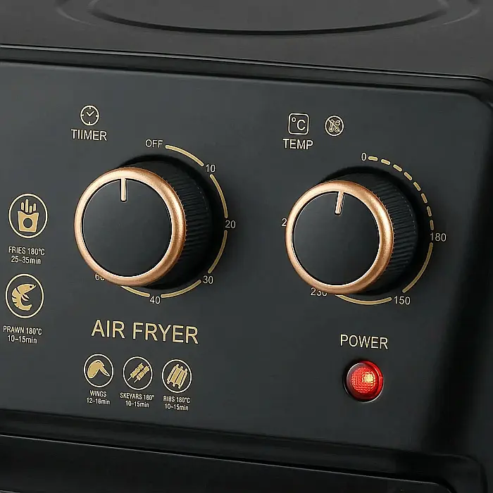 Friteuză Airfryer Cuptor Electric cu Grill – 12L, Tehnologie Circulație Aer 360°, Moduri Copt, Fiert, Dezghețat și Fript, Control Temperatură și Timp, Ușor de Curățat, Ideal pentru Familie [4]
