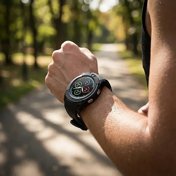 Ceas Inteligent SmartWatch cu Ecran Touch 1.3 inch HD IPS – Slot Micro-SIM, Bluetooth, Pedometru, Monitorizare Somn și Control Multimedia: Libertate și Tehnologie la Încheietura Mâinii Tale [2]