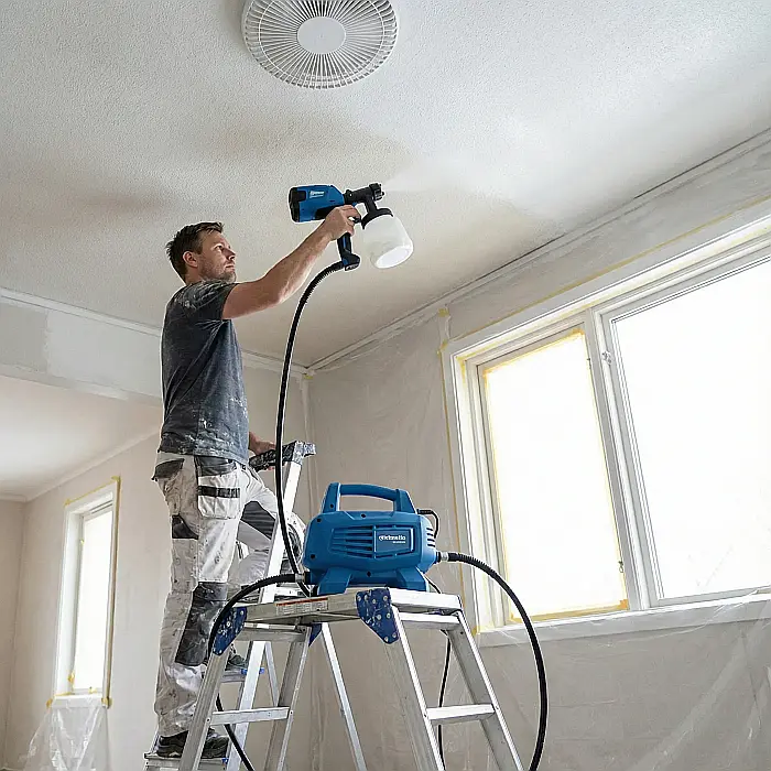 Pistol de Vopsit Electric Paint Zoom – Pulverizator Profesional 650W, Capacitate 800 ml, 3 Setări Pulverizare, Finisaj Uniform pe Perete, Tavan, Lemn, Beton și Ipsos, Interior și Exterior [2]