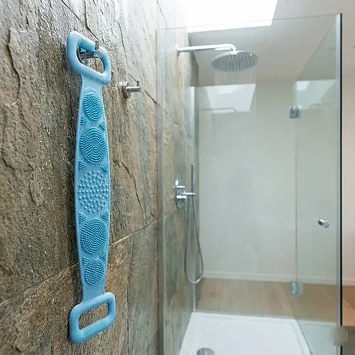 Perie pentru Spate din Silicon cu Două Fețe – Exfoliere Delicată, Masaj Relaxant și Curățare Profundă, Design Ergonomic cu Mânere și Material Hipoalergenic: Experiența unui SPA Complet în Confortul Bă [2]
