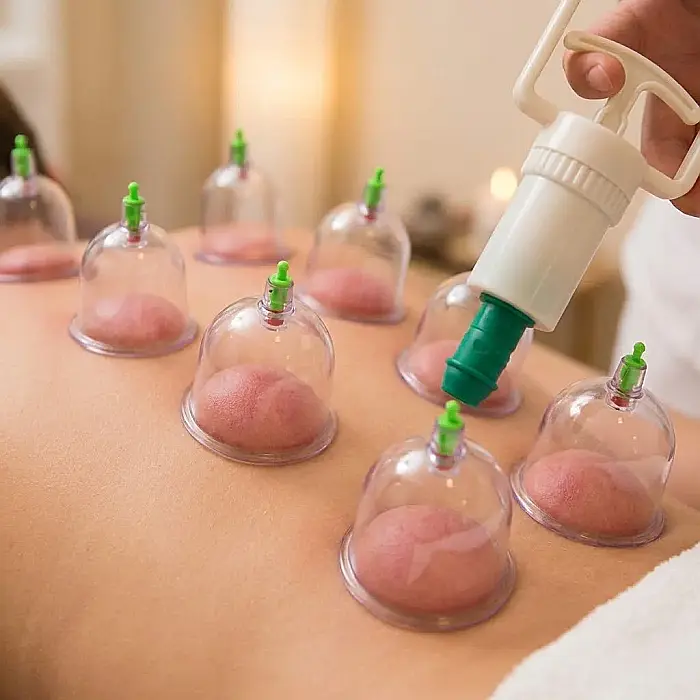 Set Ventuze Medicinale cu Vacuum – 12 Piese + Pompă pentru Terapie Tradițională, Masaj, Relaxare și Detoxifiere: Sănătate prin Vacuum, Ameliorare Dureri și Stimularea Imunității [2]