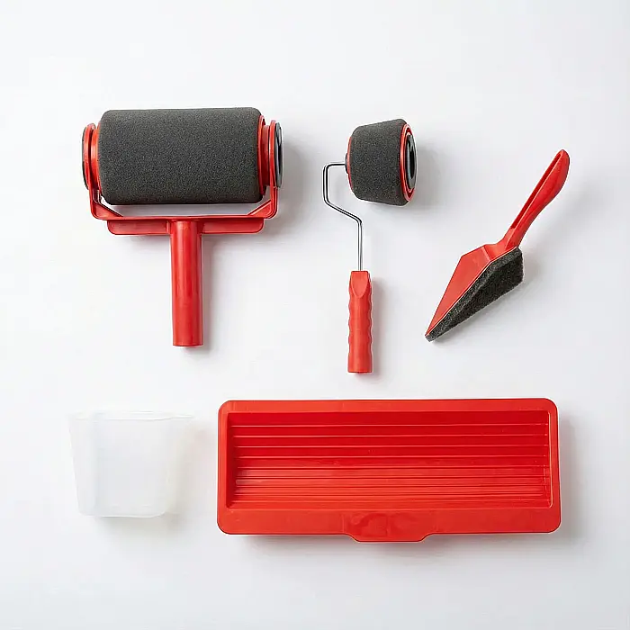 Set Trafalet Paint Racer cu Rezervor Integrat și Accesorii pentru Colțuri: Vopsire Profesională, Fără Stropi și Fără Efort [3]