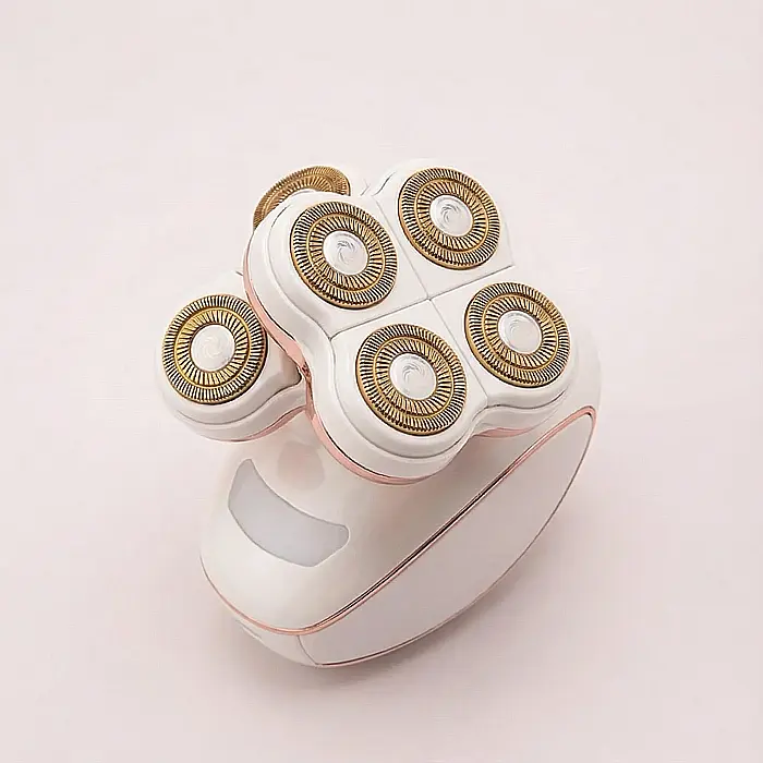 Camaterlot Epilator IPL cu 4 Capete Interșchimbabile – Îndepărtare Păr fără Durere, Mod Automat, Design Ergonomic, Pentru Femei și Bărbați, Față, Corp, Axile, Inghinal, Picioare [3]