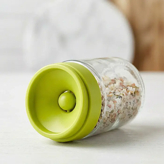 Set Organizator Condimente Tiessa Spice Pop-up – 6 Recipiente Etanșe, Design Transparent și Acces Rapid, Ideal pentru Organizarea Eficientă a Bucătăriei [2]