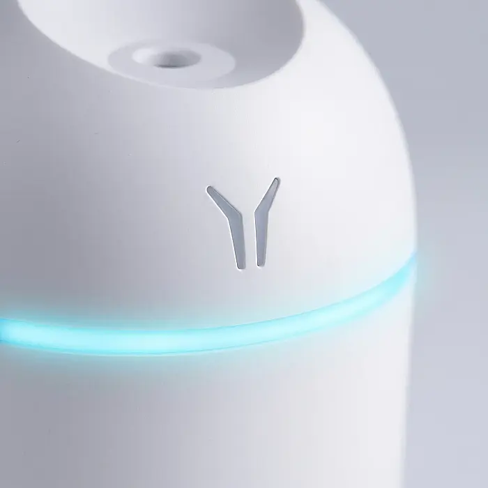 Umidificator Mini Personal de Birou – Design Top-Fill, Moduri Multiple de Pulverizare, Alimentare USB, Oprire Automată la Golire, Alb, Ideal pentru Ten și Plante [2]