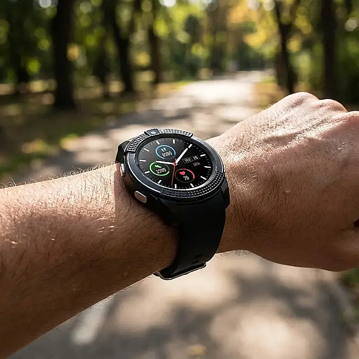 Ceas Inteligent SmartWatch cu Ecran Touch 1.3 inch HD IPS – Slot Micro-SIM, Bluetooth, Pedometru, Monitorizare Somn și Control Multimedia: Libertate și Tehnologie la Încheietura Mâinii Tale [4]