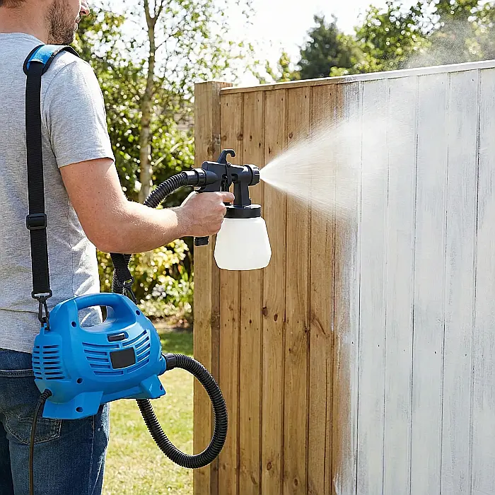 Pistol de Vopsit Electric Paint Zoom – Pulverizator Profesional 650W, Capacitate 800 ml, 3 Setări Pulverizare, Finisaj Uniform pe Perete, Tavan, Lemn, Beton și Ipsos, Interior și Exterior [4]