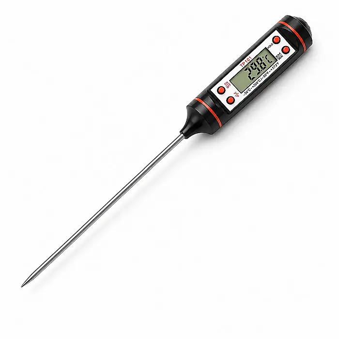Termometru Alimentar Digital pentru Bucătărie și BBQ, -50°C până la +300°C, cu Tijă Inox și Display LCD [4]