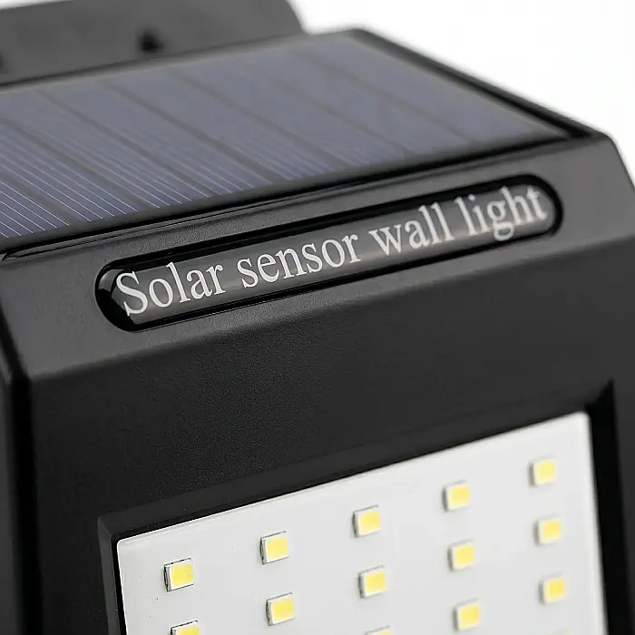 Lampă Solară de Exterior fără Senzor de Mișcare – 20 LED, Montaj pe Perete, Baterie Litiu 3,7V, Funcționare Automată la Întuneric, Fără Cablu, Rezistentă la Intemperii [2]
