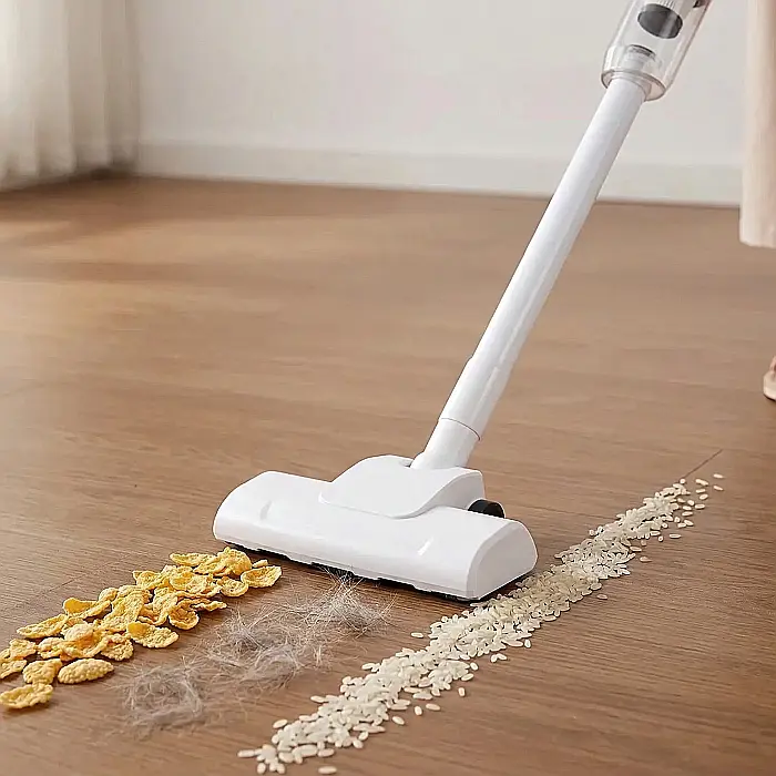 Aspirator de Mână Fără Fir HY-118 – Putere 120W, Baterie Li-ion 2000 mAh, Autonomie 1.5h, Rezervor 600 ml, Tub Reglabil și 3 Duze Incluse [2]
