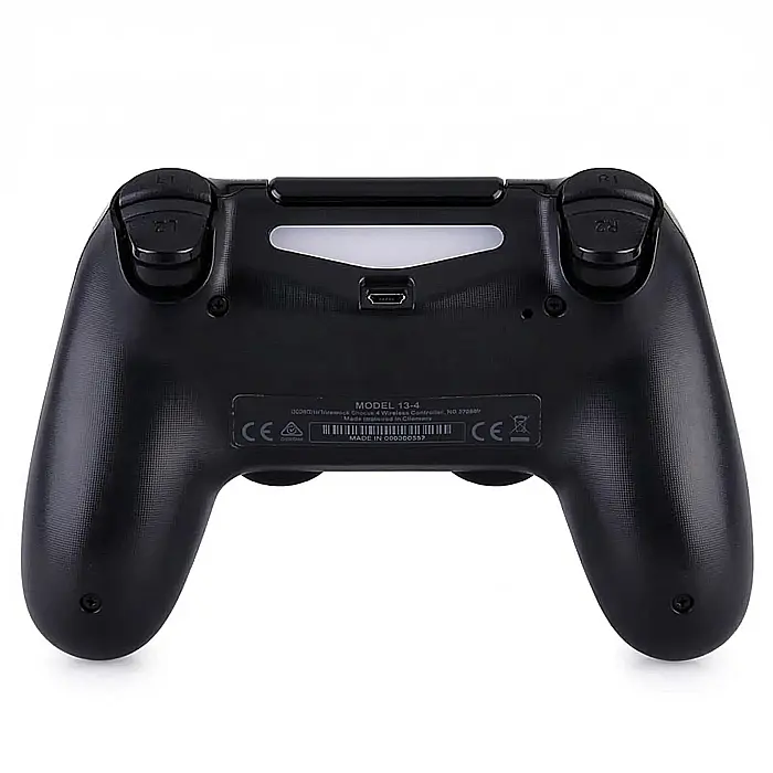 Controller Wireless Doubleshock 4 pentru PlayStation 4 – Gamepad ergonomic cu vibrații duale, LED Light Bar și senzori de mișcare, Negru [2]