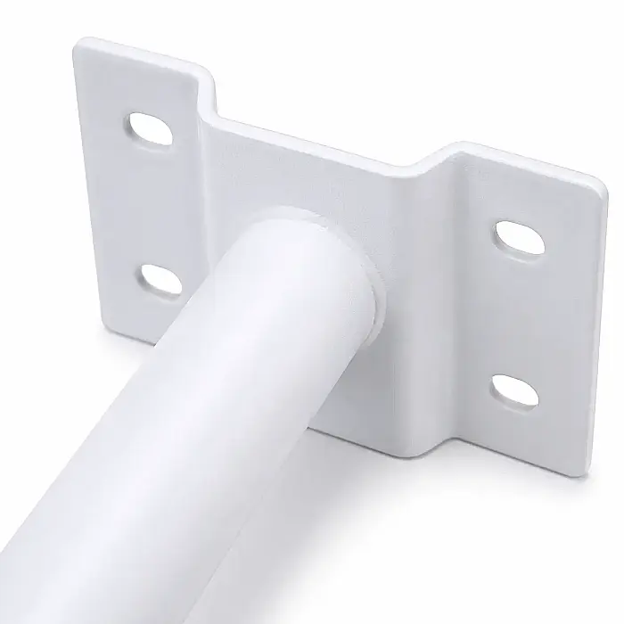 Suport Reglabil pentru Proiectoare Stradale, Montaj pe Perete, Metal Alb, 49 cm [4]