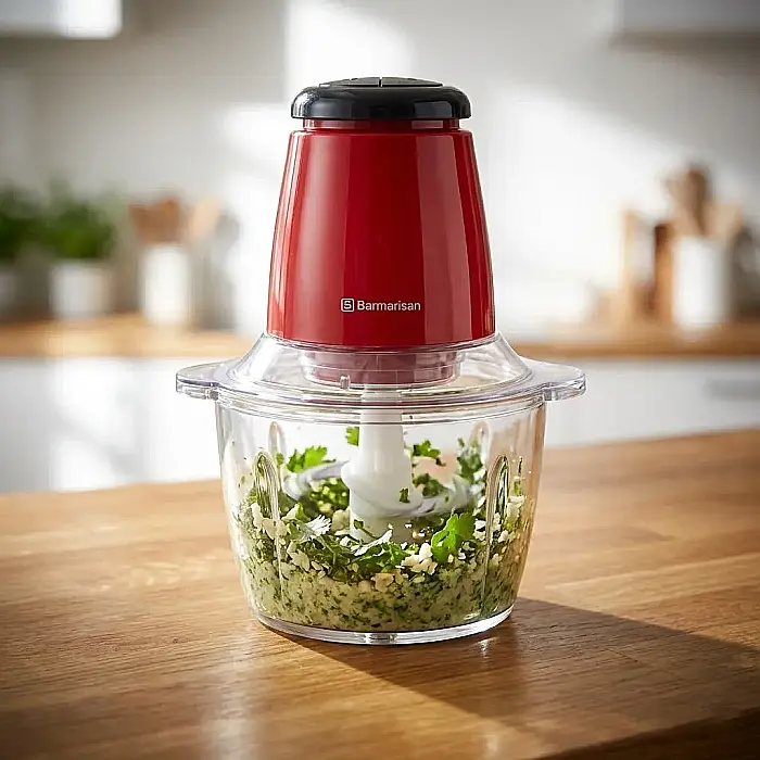 Tocător Electric pentru Carne și Legume – Putere 250W, 4 Lame Inox, 2 Viteze, Bol Sticlă 2L și Motor Silențios din Cupru: Eficiență Profesională, Rapiditate și Igienă Maximă în Bucătăria Ta [4]
