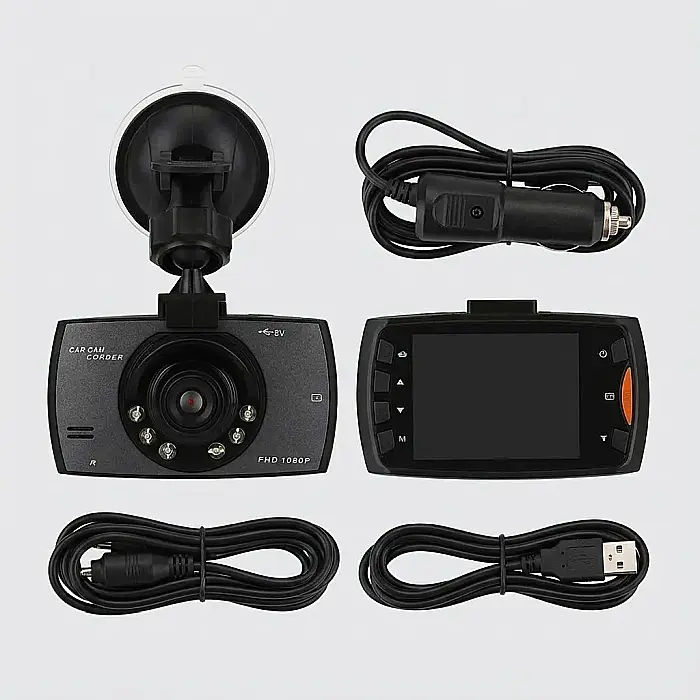 Cameră Auto Full HD 1080p – Display 2.4 Inch, Unghi Larg 140°, Senzor G, Detectare Mișcare și Iluminare Nocturnă IR: Martorul tău de Încredere pentru Siguranță în Trafic [4]