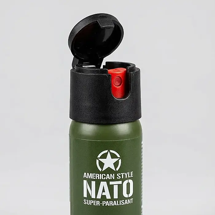 Spray Paralizant NATO MRG M896 Super Jet - 60 ml, Jet Puternic 2-3 m, Omologat și Legal, Carcasă Metalică Rezistentă: Protecție Maximă și Autoapărare Eficientă [2]