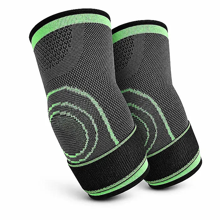 Set 2 Cotiere Elastice Ajustabile cu Bretea de Susținere, Universale, Verde cu Negru [4]