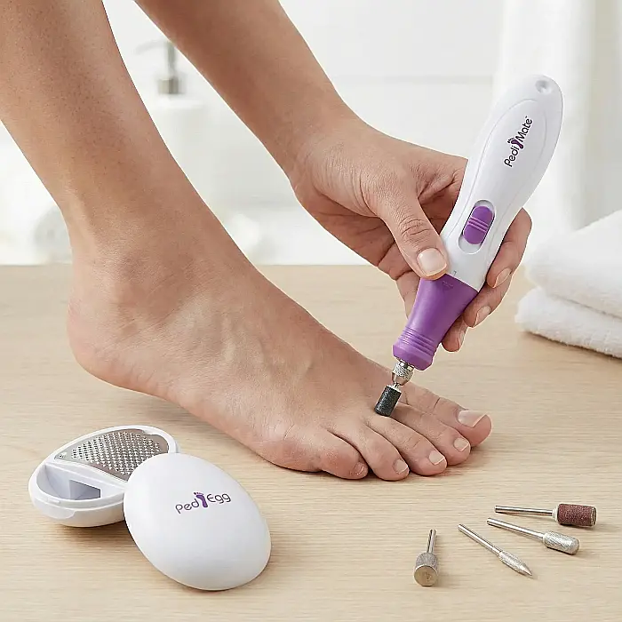 Set Manichiură și Pedichiură Pedi Mate – 18 Accesorii Interschimbabile: Unghii Impecabile și Îngrijire Profesională la Tine Acasă [3]
