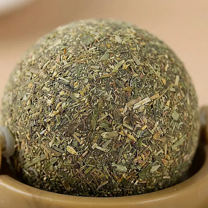 Iarbă Mâței pentru Pisici (Cătușnică) – Bile Aromate 100% Naturale, Elimină Ghemele de Blană, Curăță Dinții, Efect Anti-Stres [4]