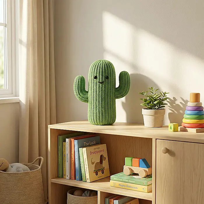Jucărie Interactivă Cactus Dansator de Pluș – Muzică și Mișcare, Alimentare USB, 12 cm, Cadou Amunzant Copii [2]