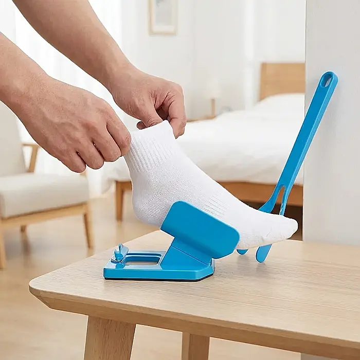 Suport Sock Slider: Încălțător Ergonomic pentru Ciorapi și Șosete - Independență și Confort Fără Aplecare [2]