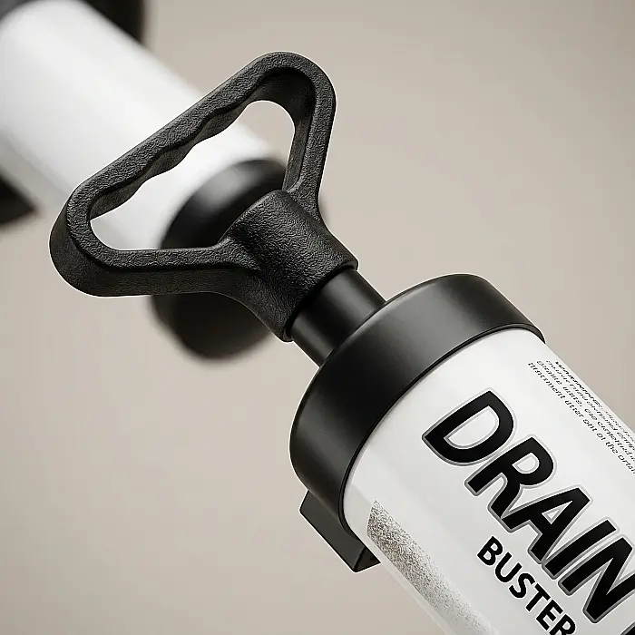 Pompă pentru Desfundat Scurgeri Drain Buster, cu 2 Duze Interschimbabile, pentru Toaletă, Chiuvetă și Cadă [4]