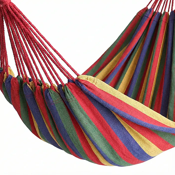 Hamac din Bumbac 190×80 CM – Relaxare Confortabilă, Rezistență 150 KG [3]