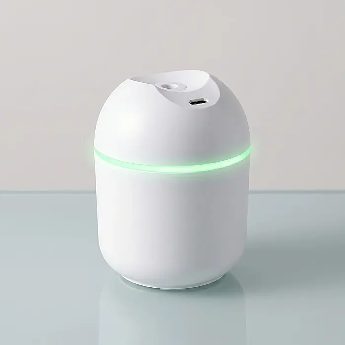 Umidificator Mini Personal de Birou – Design Top-Fill, Moduri Multiple de Pulverizare, Alimentare USB, Oprire Automată la Golire, Alb, Ideal pentru Ten și Plante [4]