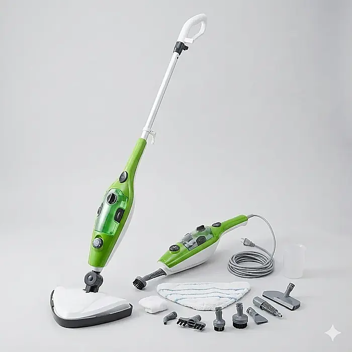 Mop Profesional 360°: Curățenie Rapidă sub Mobilă și în Colțuri Dificile [2]
