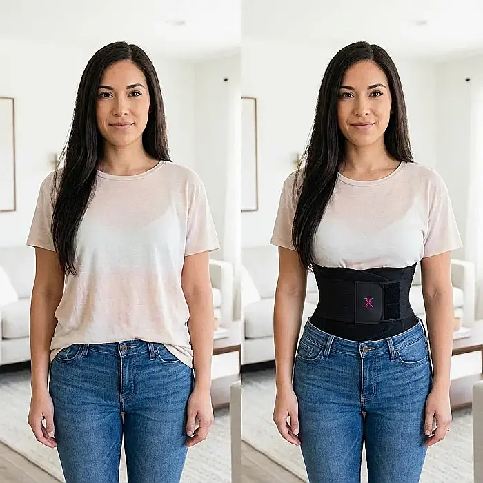 Centură Modelatoare Miss Belt – Efect Instant de Abdomen Plat, Susținere Lombară și Corectare Postură: Siluetă de Vis, Discreție Totală și Confort sub Orice Ținută (S/M și L/XL) [4]