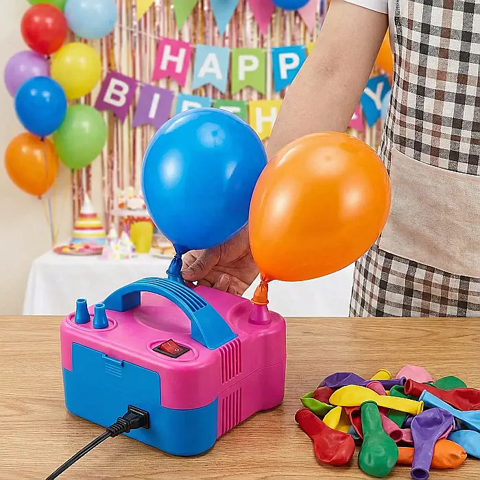 Aparat Electric Profesional pentru Umflat Baloane Balloon Pump 73005 – 600W, Mod Automat și Manual, Umflare Rapidă în 2 Secunde, Capacitate Dublă, Compact și Portabil, Ideal pentru Petreceri și Evenim [3]