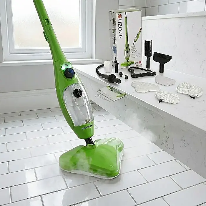 Mop cu Aburi 5 în 1 X5 – Curățare Podele, Covoare, Geamuri și Îmbrăcăminte, Flux Constant de Aburi, Eliminare Acarieni și Bacterii, Accesorii Incluse [4]