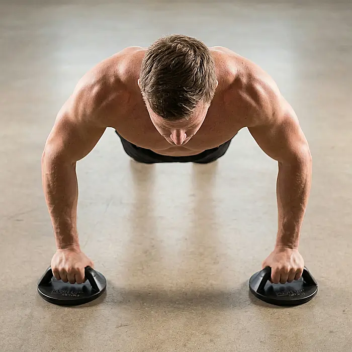 Aparat Push Up Pro pentru Flotări – Manere Rotative, Confortabile, Reduc Presiunea Articulațiilor, Tonifiere Brațe, Piept, Umeri și Spate [4]