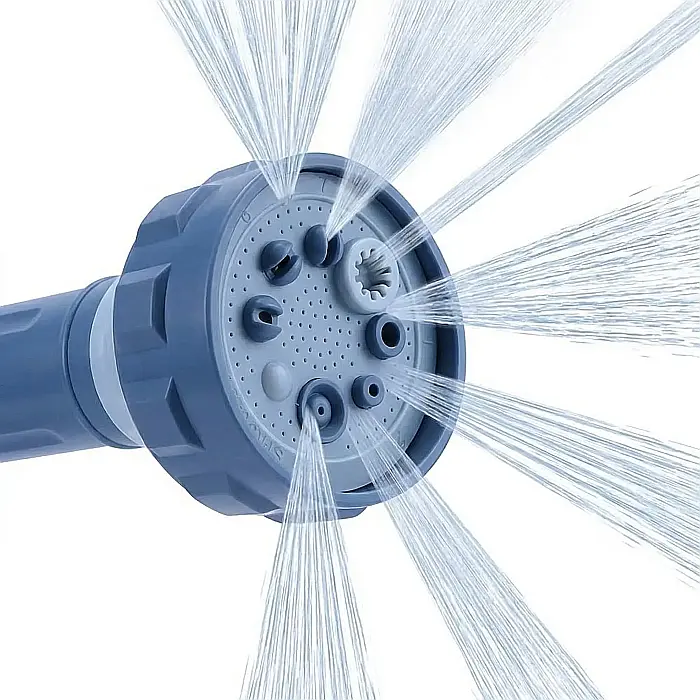 Pistol de Stropit Multifuncțional EZ Jet Water Cannon – Cu Dispenser pentru Detergent și Îngrășământ, 8 Tipuri de Jet, 3 Căi de Control, Compatibil cu Furtun Standard, Ideal pentru Grădină și Curățare [4]