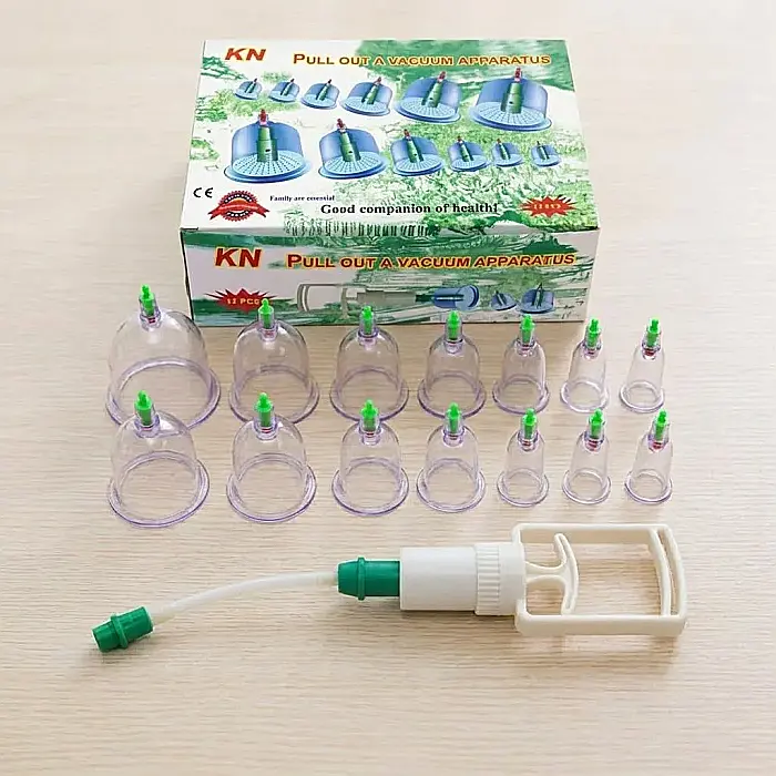 Set Ventuze Medicinale cu Vacuum – 12 Piese + Pompă pentru Terapie Tradițională, Masaj, Relaxare și Detoxifiere: Sănătate prin Vacuum, Ameliorare Dureri și Stimularea Imunității [3]