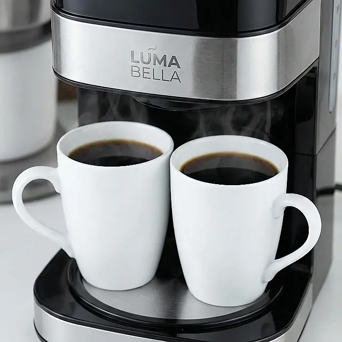 Aparat de Cafea Electric Luma Bella LB-54007 – 500W, 2 Căni Porțelan Incluse, Filtru Detașabil, Capacitate 300 ml [3]