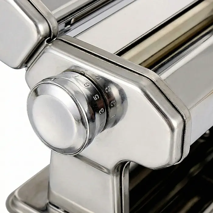 Aparat Manual de Făcut Tăiței din Inox – Mașină Aluat, 2 Grosimi de Tăiere, Prindere pe Masă, Lățime 150 mm [2]