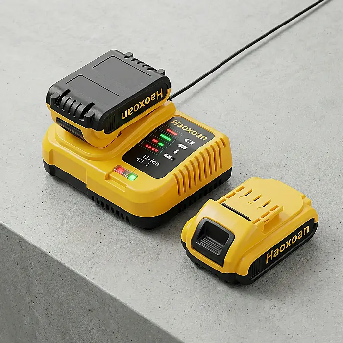 Bormașină cu Acumulator Haoxoan – 2 Baterii Reîncărcabile, Trusă Completă 88 Piese, Motor Puternic, Mandrină Rapidă [3]