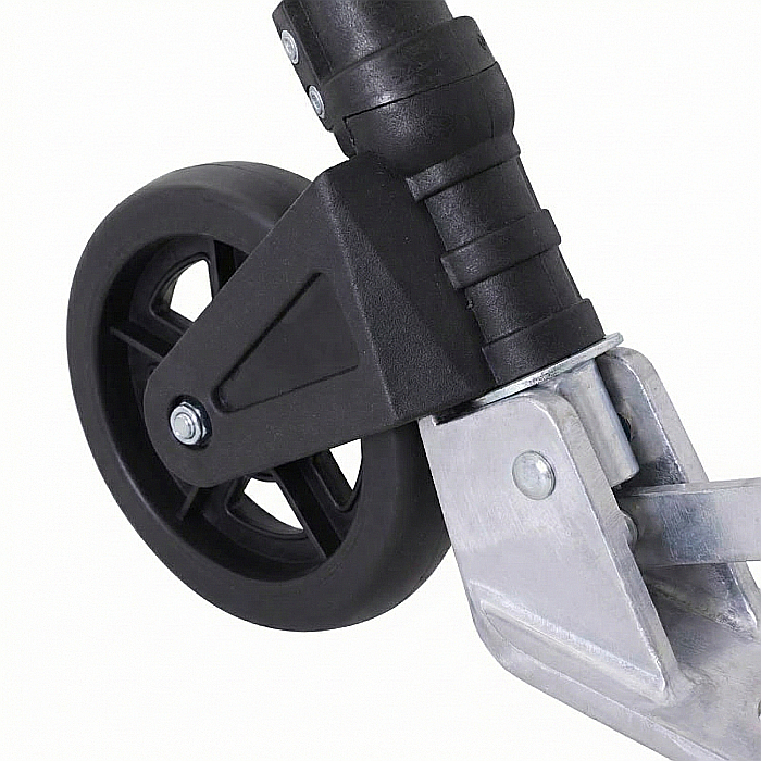 Cărucior Marfă Pliabil din Aluminiu - Capacitate 70 kg, Greutate 7.9 kg, Roți Pline, Platformă și Mâner Pliabile, Ideal pentru Depozit [3]