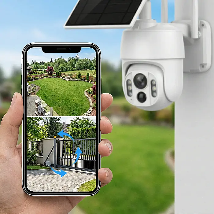 Cameră Supraveghere 4G cu Panou Solar, Ultra HD 4K, Lentile Duble 8MP, Viziune Color Zi/Noapte, Audio Bidirecțional, IP66 [3]