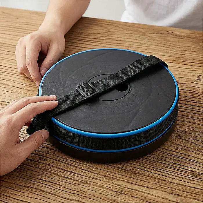 Scaun Rotund Pliabil și Telescopic – Reglabil până la 45,5 cm, Portabil și Ușor (1,2 kg), Rezistență 100 kg, Material PA66, Ideal pentru Camping, Pescuit și Grădină [3]