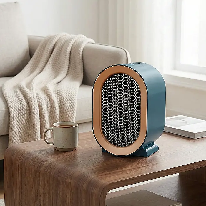Aerotermă Ceramică BondShop 1200 W – Încălzire Rapidă, 2 Trepte de Putere, Funcționare Silențioasă și Protecție la Supraîncălzire: Confort Termic și Siguranță pentru Birou sau Dormitor [2]