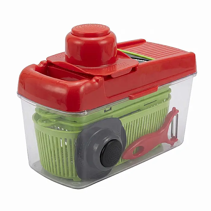Răzătoare și Feliator Manual Multifuncțional, 30 x 10 cm, Compact și Ușor de Curățat [3]